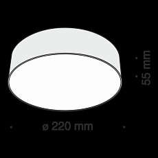 Потолочный светодиодный светильник Maytoni Technical Zon C032CL-L32W4K 2