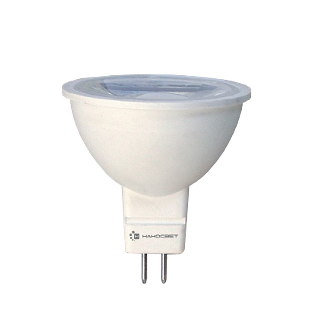 Лампа светодиодная Наносвет GU5.3 5W 3000K матовая LH-MR16-50/GU5.3/930/60D L017 фото 