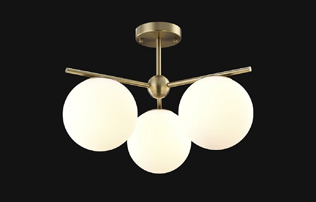 Подвесная люстра Crystal Lux FELIZ SP-PL3 BRONZE/WHITE Фото № 5