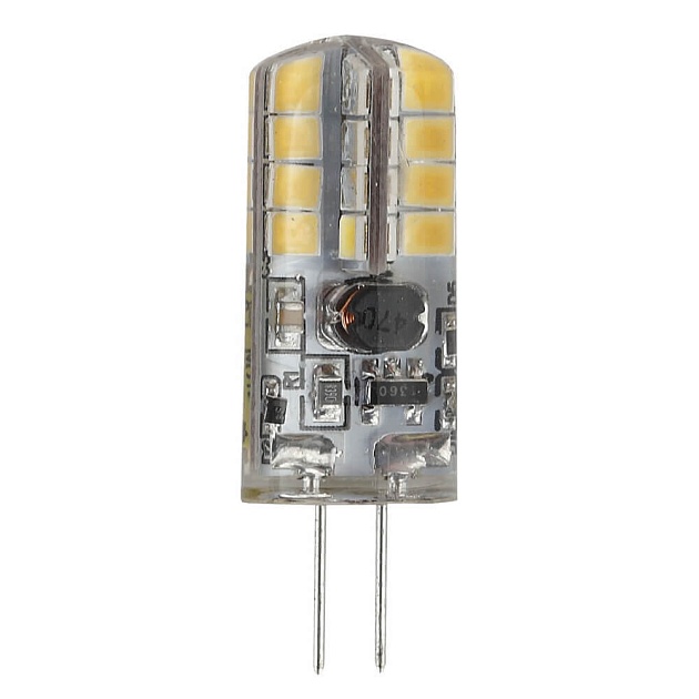 Лампа светодиодная ЭРА G4 2,5W 4000K прозрачная LED JC-2,5W-12V-840-G4 Б0033192 фото 