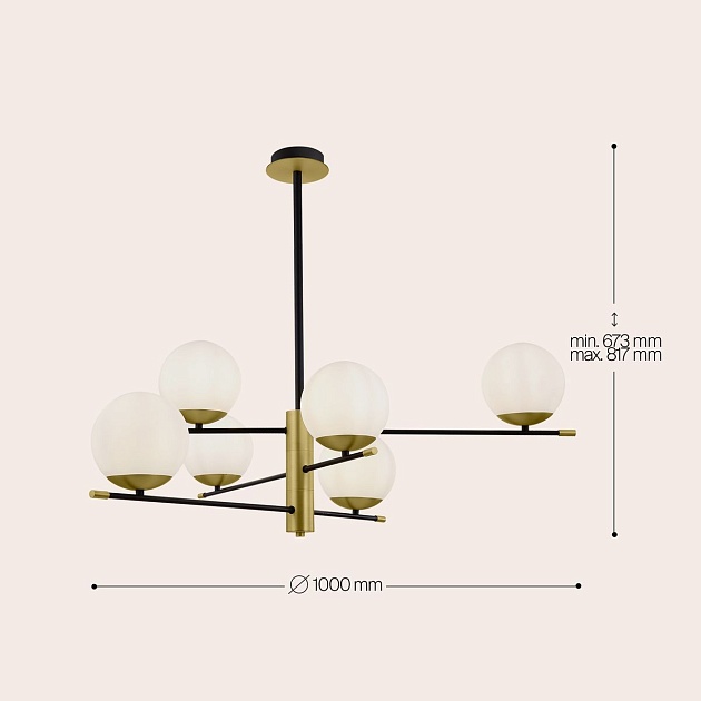 Подвесной светильник Maytoni Nostalgia MOD048PL-06G Фото № 3