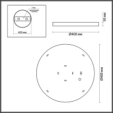 Настенно-потолочный светильник Odeon Light BERGI 5079/30L 1