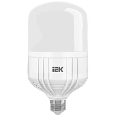 Лампа светодиодная сверхмощная IEK E27 30W 6500K матовая LLE-HP-30-230-65-E27 2