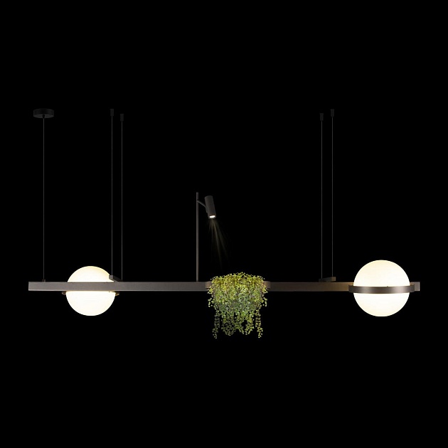 Подвесной светодиодный светильник Loft IT Jardin 10121/D Dark grey Фото № 2