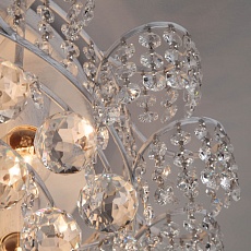 Потолочная люстра Eurosvet 16017/9 белый с серебром Strotskis 3