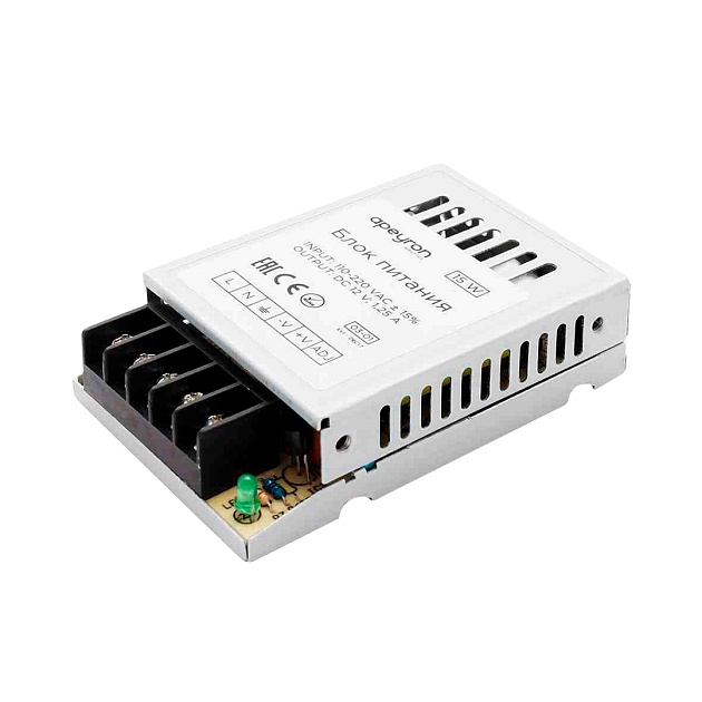 Блок питания Apeyron 12V 15W IP20 1,25 03-01 Фото № 1