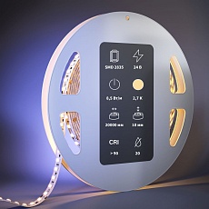 Светодиодная лента Maytoni 8,5W/m 120LED/m 2835SMD теплый белый 20M 201120 2