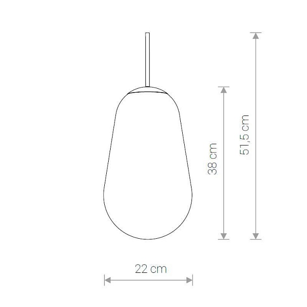 Плафон Nowodvorski Cameleon Pear M 8533 Фото № 2
