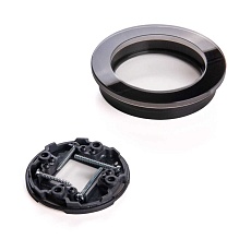 Рамка на 1 пост черная Werkel W0015108 4690389166426 1