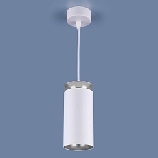 Подвесной светодиодный светильник Elektrostandard DLS021 9+4W 4200К белый матовый/серебро a045502 4