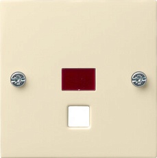 Лицевая панель Gira System 55 выключателя с шнурком кремовый глянцевый 063801