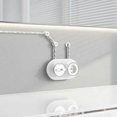 Набор втулок для вывода кабеля из стены 2 шт. Werkel Ретро белый W6421101 4690389166068