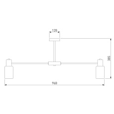 Потолочная люстра Eurosvet Vegga 70160/12 латунь 1