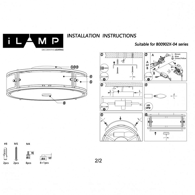 Потолочный светильник iLamp Dice 902X-4 CR изображение 2 Потолочный светильник iLamp Dice 902X-4 CR Фото № 2