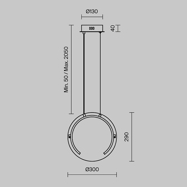 Подвесной светодиодный светильник Freya Eclat FR6182PL-L14W1 Фото № 2