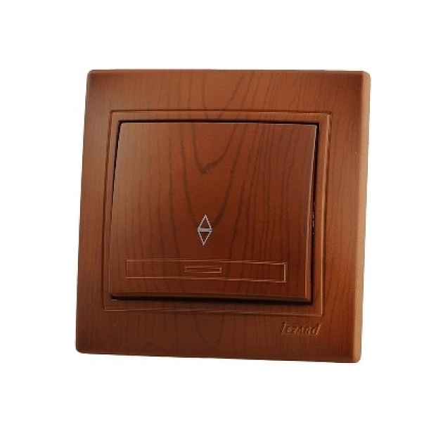 Выключатель проходной Lezard Mira сосна 701-0801-105 Фото № 1