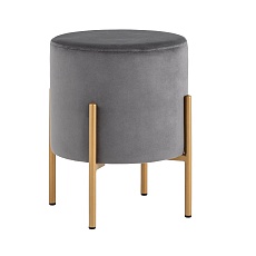 Пуф Stool Group Кейси велюр серый vd-keysi-b27