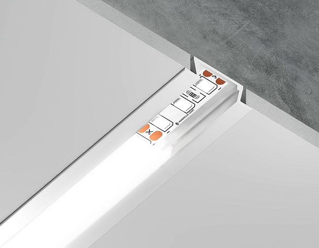 Встраиваемый профиль с рассеивателем Ambrella Illumination GP1001WH Фото № 6