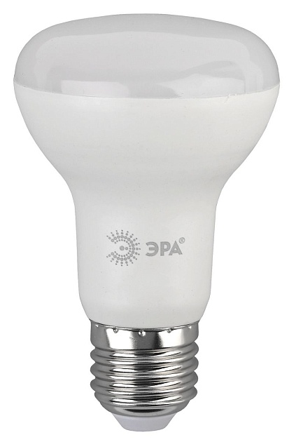 Лампа светодиодная ЭРА E27 8W 2700K матовая LED R63-8W-827-E27 R Б0050701 фото 4