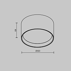Потолочный светильник Maytoni Technical Glare C091CL-12W3K-W 3