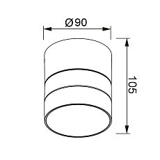 Настенный уличный светильник Mantra SALER 9101 3