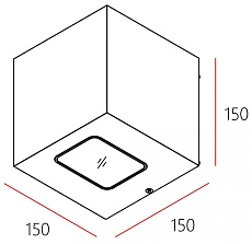 Уличный настенный светодиодный светильник Deko-Light Jabbah Up and Down 731127 1