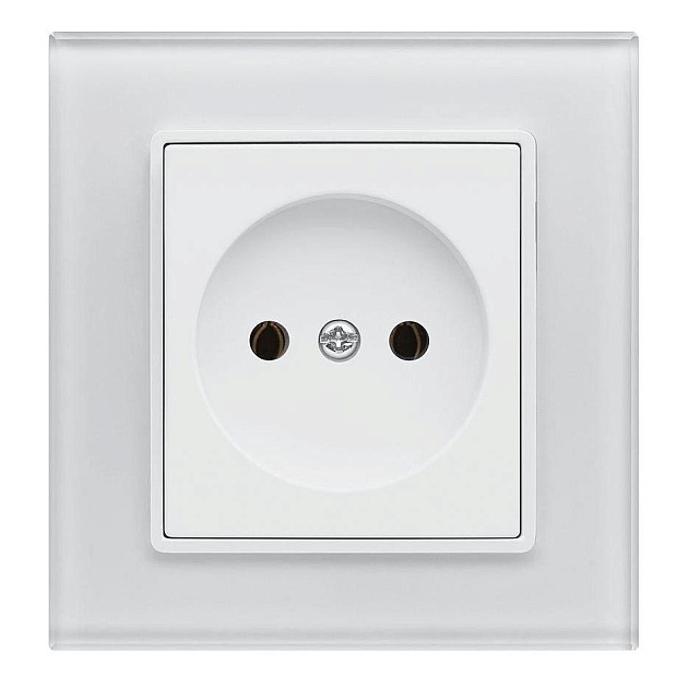 Розетка 2P Vesta-Electric Exclusive White белый FRZ00040002BEL Фото № 1
