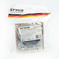 Выключатель трехклавишный Stekker Эрна слоновая кость PSW10-9007-02 39923 2