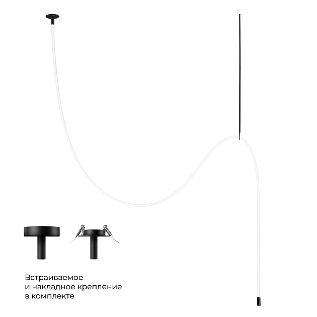 Потолочный светильник LOFT IT Thread 10388C Black Фото № 2