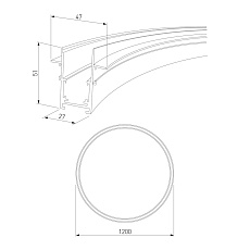 Встраиваемый шинопровод Elektrostandard Slim Magnetic 85159/00 a066496 1