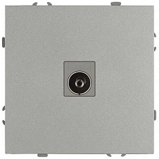 Розетка ЭРА Galaxy 15-3101-03 TV одиночная IP20 алюминий Б0070719