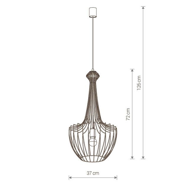 Подвесной светильник Nowodvorski Luksor 8851 Фото № 2