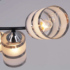 Потолочная люстра Reluce 45360-0.3-06 BK+CR 1