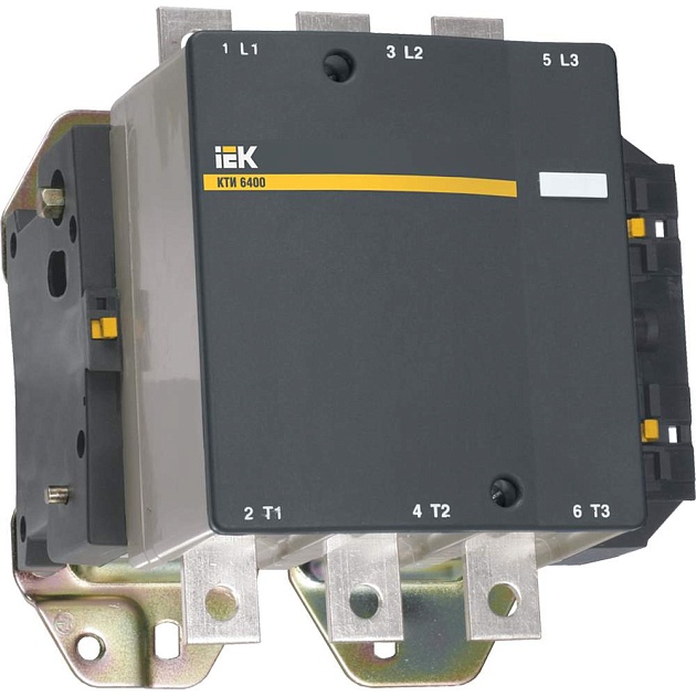 Контактор КТИ-6400 400А 230В/АС3 IEK KKT60-400-230-10 Фото № 1