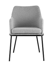 Кухонный стул с подлокотниками Stool Group Кози ткань букле серый AV 318-L04-08 2