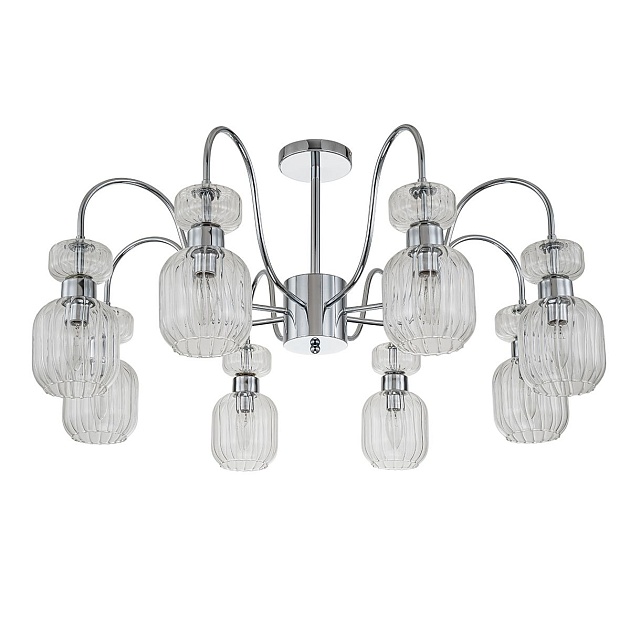 Потолочная люстра Escada Gloss 1141/8PL Chrome/Clear Фото № 1