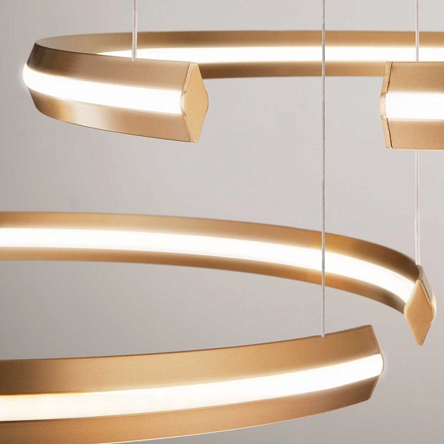 Подвесной светильник Eurosvet 90180/3 золото Фото № 2