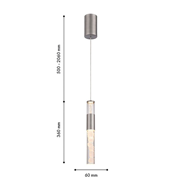 Подвесной светодиодный светильник Favourite Icecube 4761-1P Фото № 2