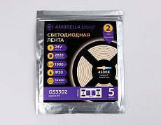 Светодиодная лента Ambrella Light 18W/m 240LED/m 2835SMD дневной белый 5M GS3302 3