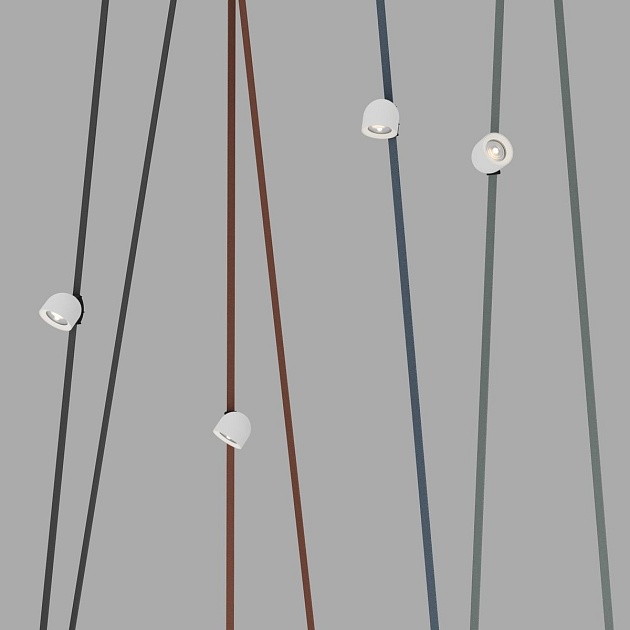 Трековый светодиодный светильник Denkirs Belty Spot DK5540-WH+BK Фото № 4