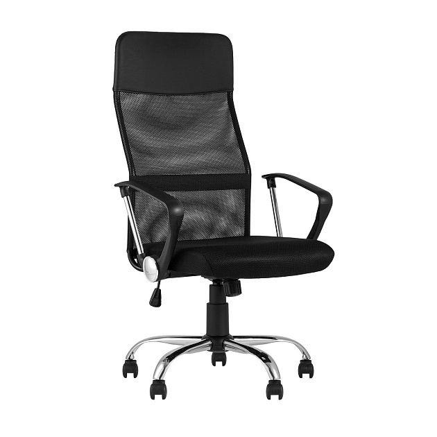 Офисное кресло TopChairs Benefit черное D-200 black Фото № 1