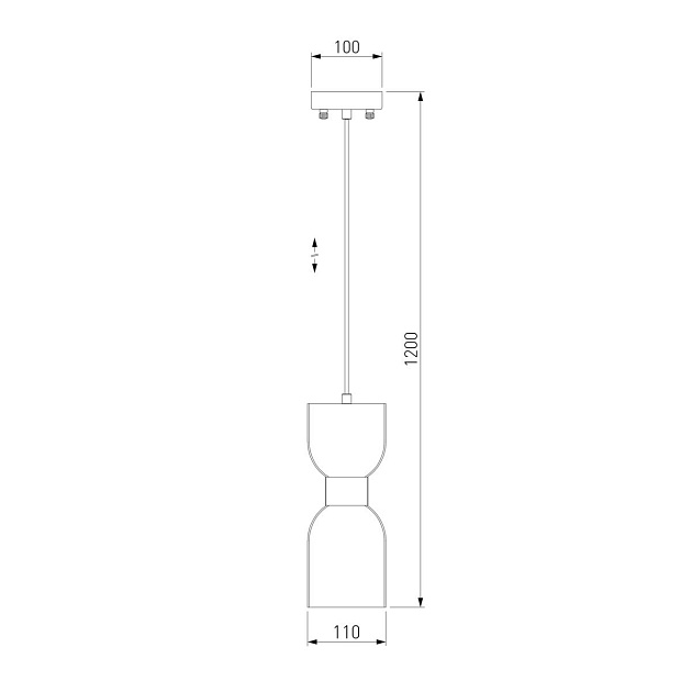 Подвесной светильник Eurosvet Tandem 50118/1 никель фото 2