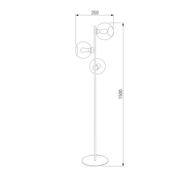 Торшер TK Lighting 5239 Cubus Graphite Фото № 2