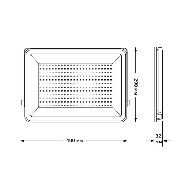 Прожектор светодиодный Gauss Qplus 200W 5500К 613100200 Фото № 10