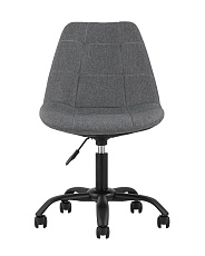 Поворотное кресло Stool Group Гирос рогожка серая HIGOS 1009-26 1