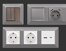 Рамка AMBRELLA VOLT AF110505 2