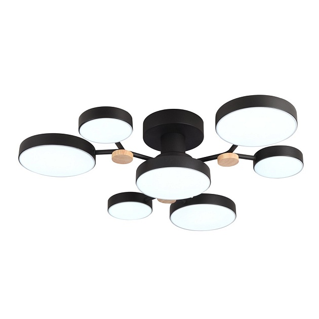 Потолочный светильник LED4U L3201-700 BK изображение 2 Потолочный светильник LED4U L3201-700 BK Фото № 2