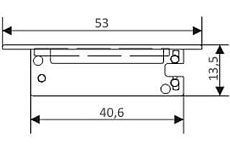 Заглушка Arlight Swall 017337 1