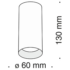 Потолочный светильник Maytoni Technical Focus C010CL-01GF 1