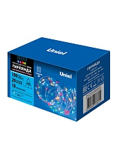 Уличная светодиодная гирлянда Uniel 220V разноцветный ULD-S1000-100/DTA/RC RGB IP44 UL-00007180 3